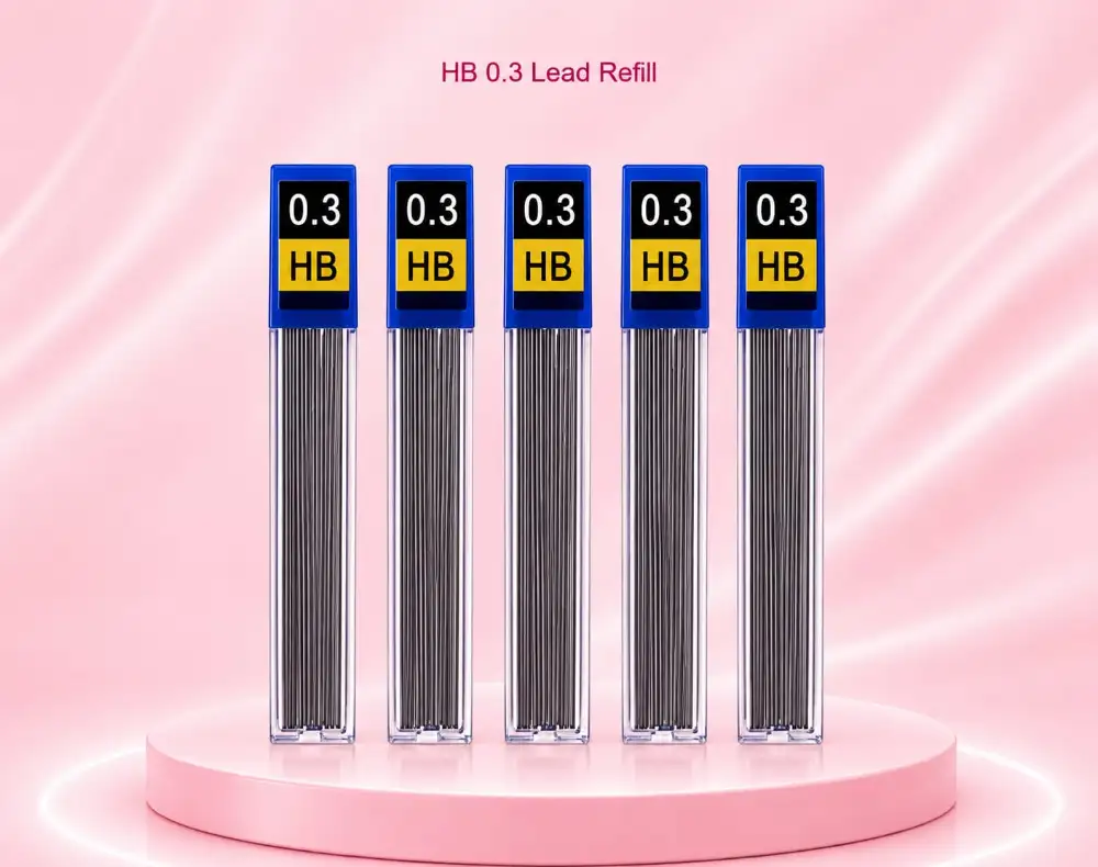 0.3 mm HB Pencil Lead for Hair Stroke Practice – Pack of 2