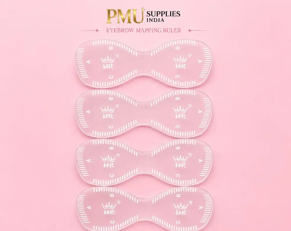PMU Hair Stroke Scale – Eyebrow Mapping Ruler