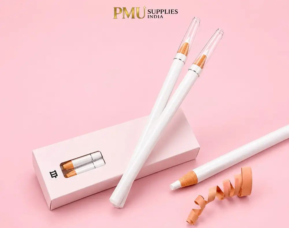 White PMU Mapping Pencil – Eyebrow Mapping