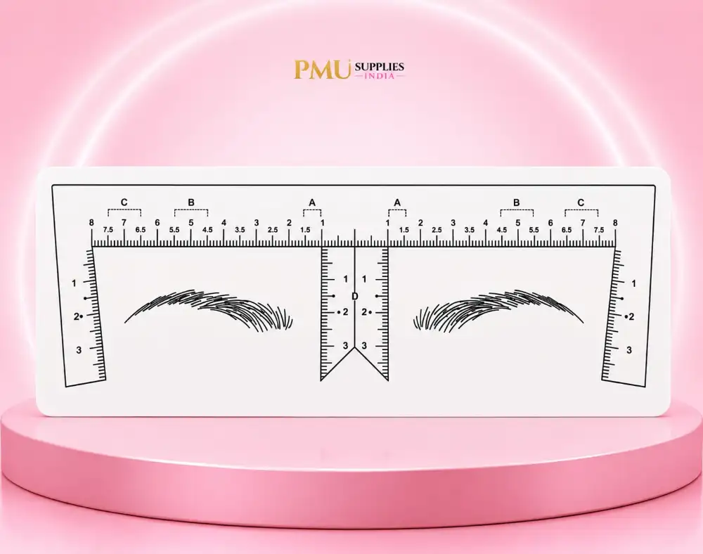 PMU Eyebrow Ruler Sticker-20pcs