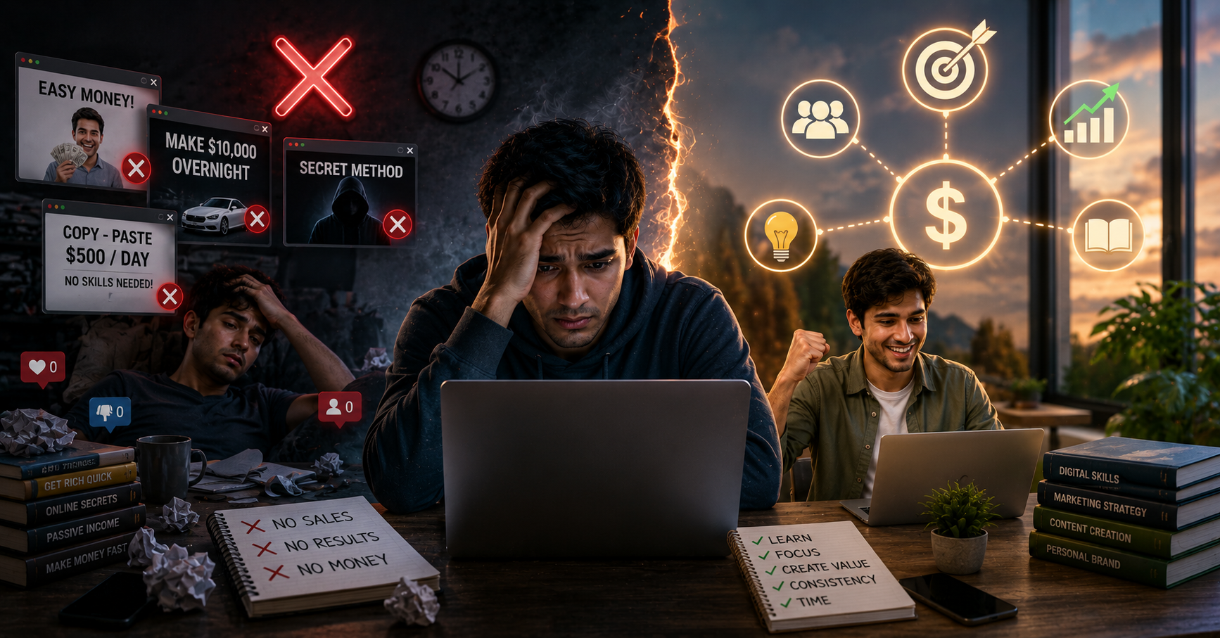 Why Most People Fail to Make Money Online