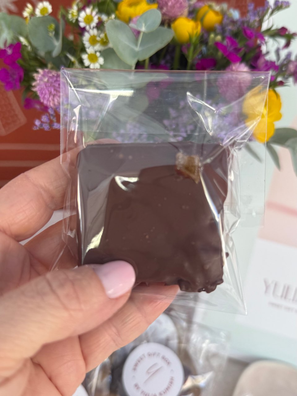 קובייה מרציפן הדרים