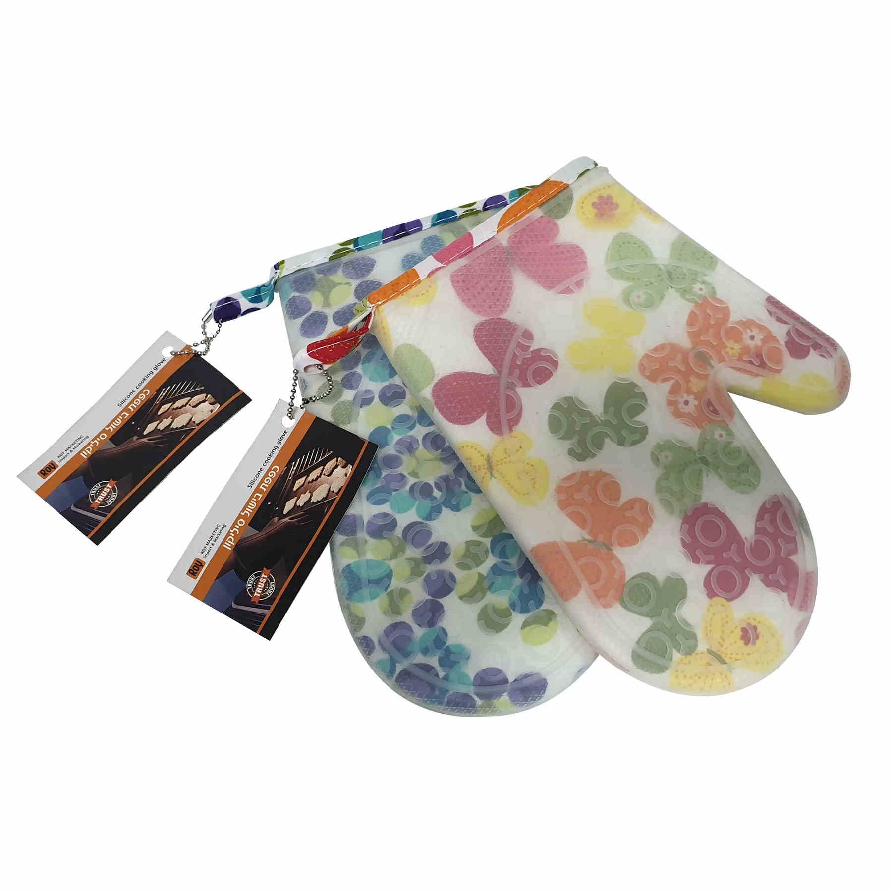 זוג כפפות בישול מסיליקון איכותיות