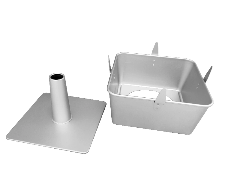  תבנית אנג'ל מרובעת נשלפת 10.16*25 ס"מ Anodized