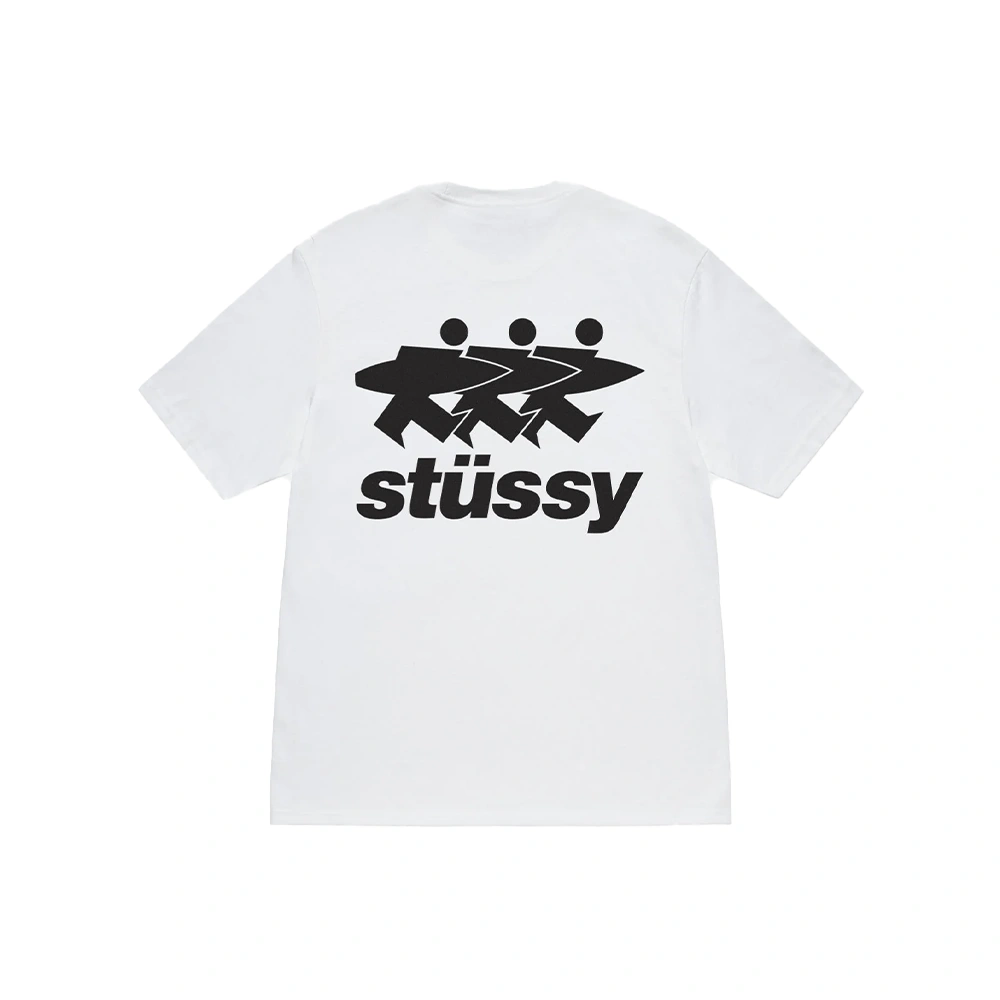 Stussy SurfWalk White Tee