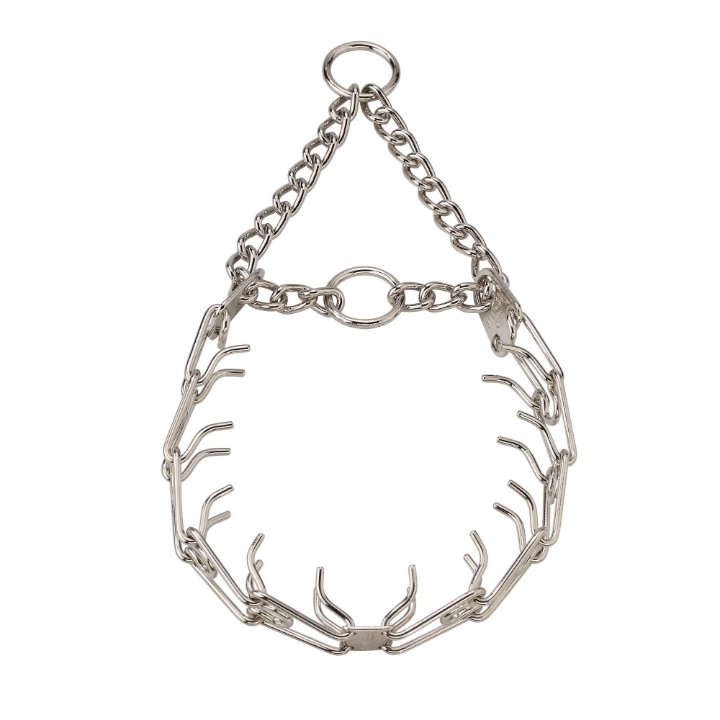 קולר דוקרנים לאילוף כלבים מצופה בכרום - תוצרת גרמניה