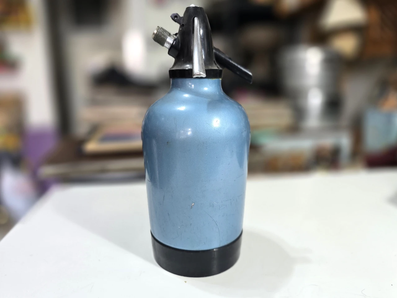 סיפון סודה ישן צבע  נדיר ואורגינלי