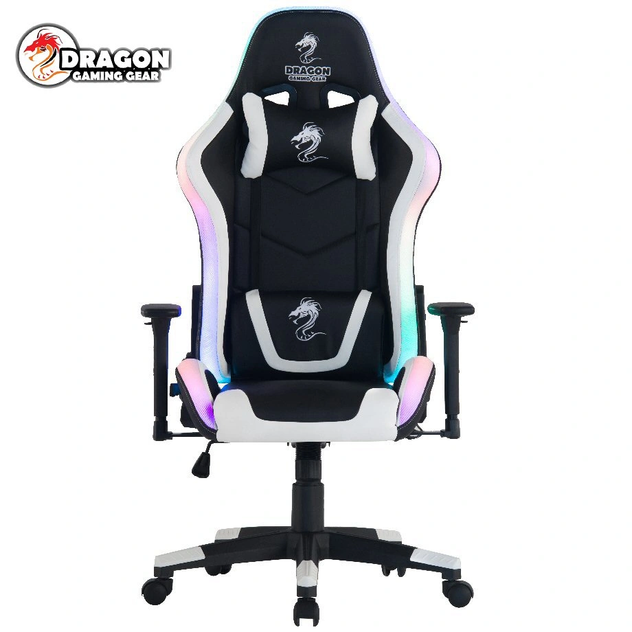 כיסא גיימינג Dragon Space RGB Chair לבן