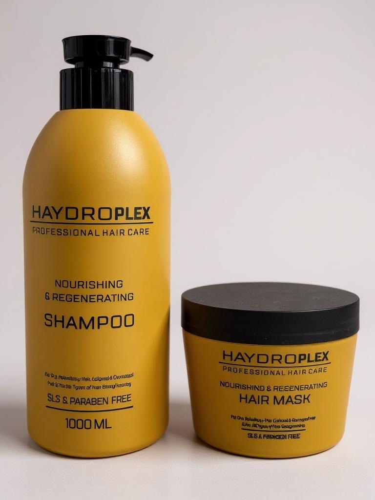 הידרה פלקס ללא מלחים שמפו ליטר +מסכה שיקומית