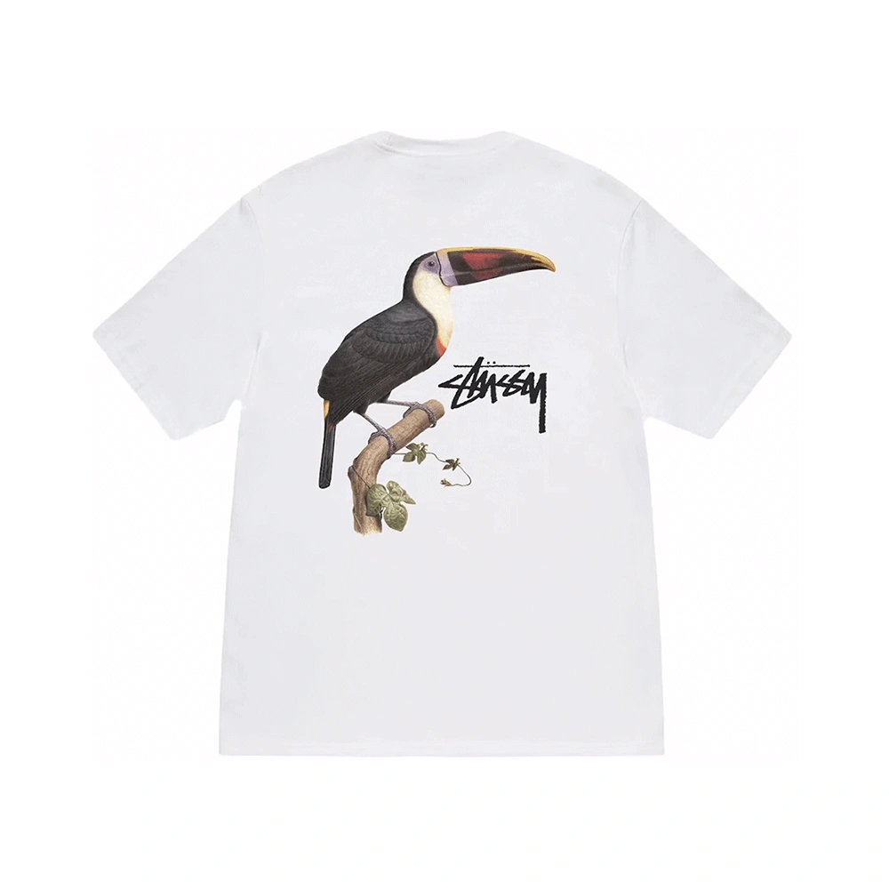 Stussy White Toucan Tee 
