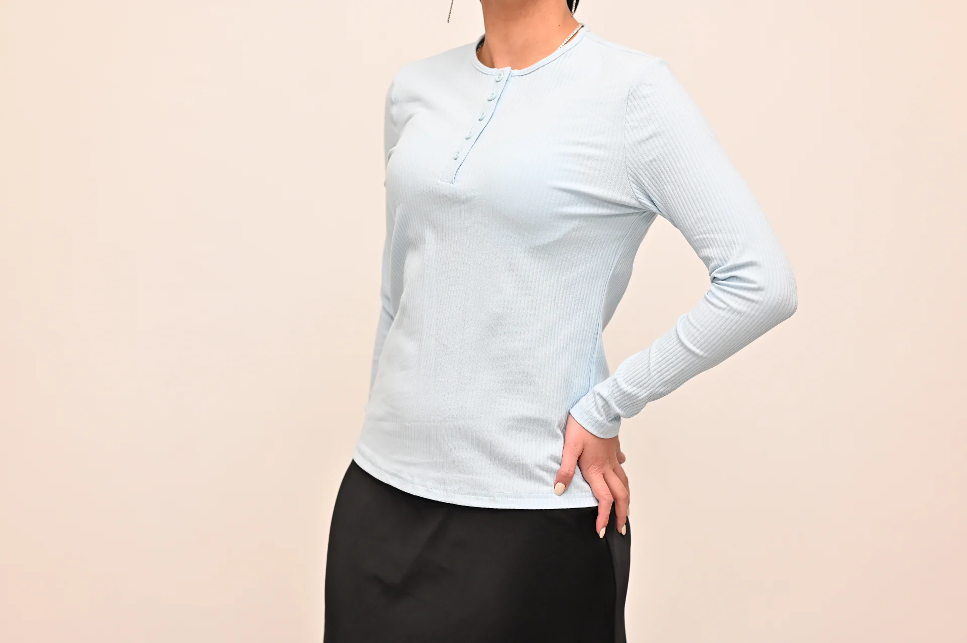 חולצת כפתורים תכלת