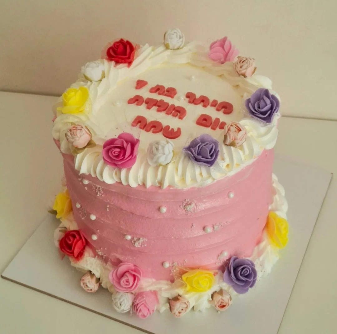 עוגות וינטג פרחים