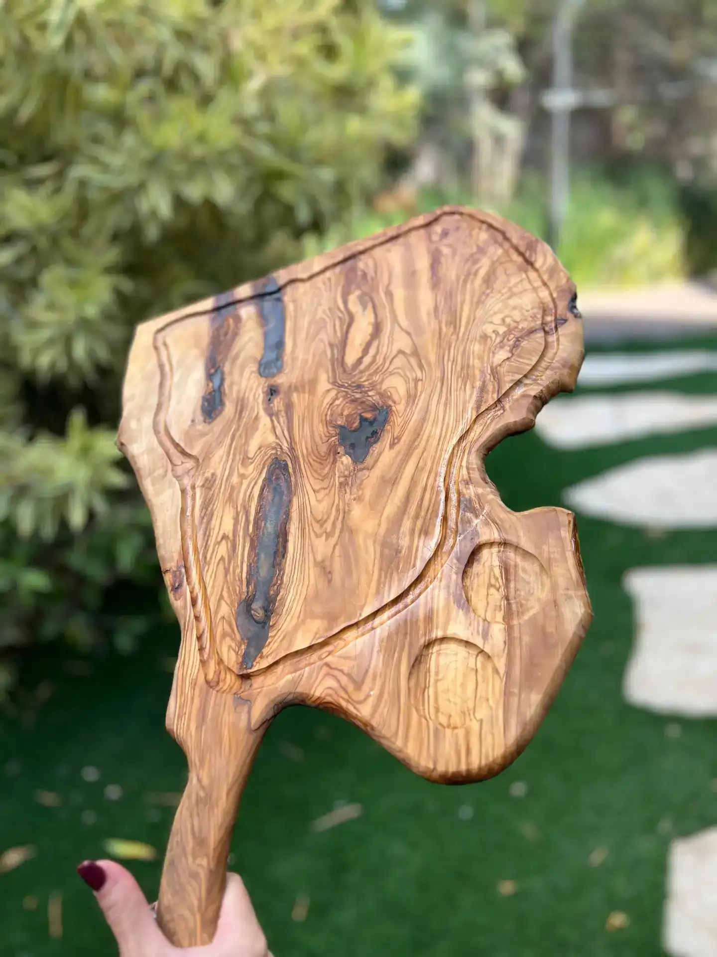 בוצ'ר עץ משולב אפוקסי בינוני