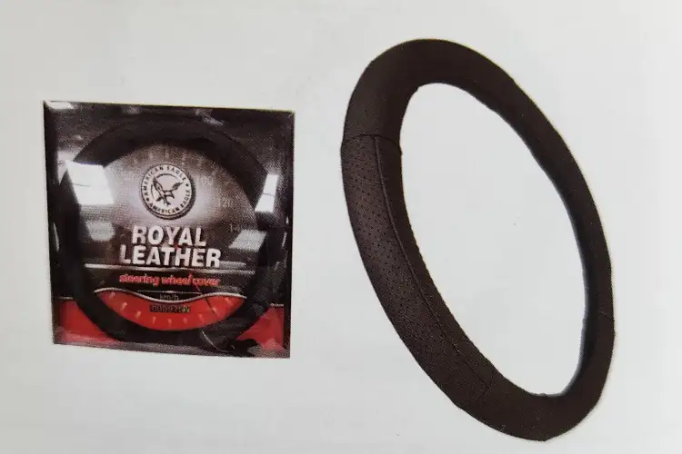 כיסוי הגה עור 