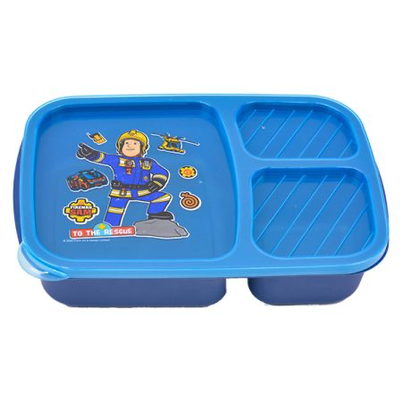 קופסת אוכל מחולקת שלושה תאים-סמי הכבאי