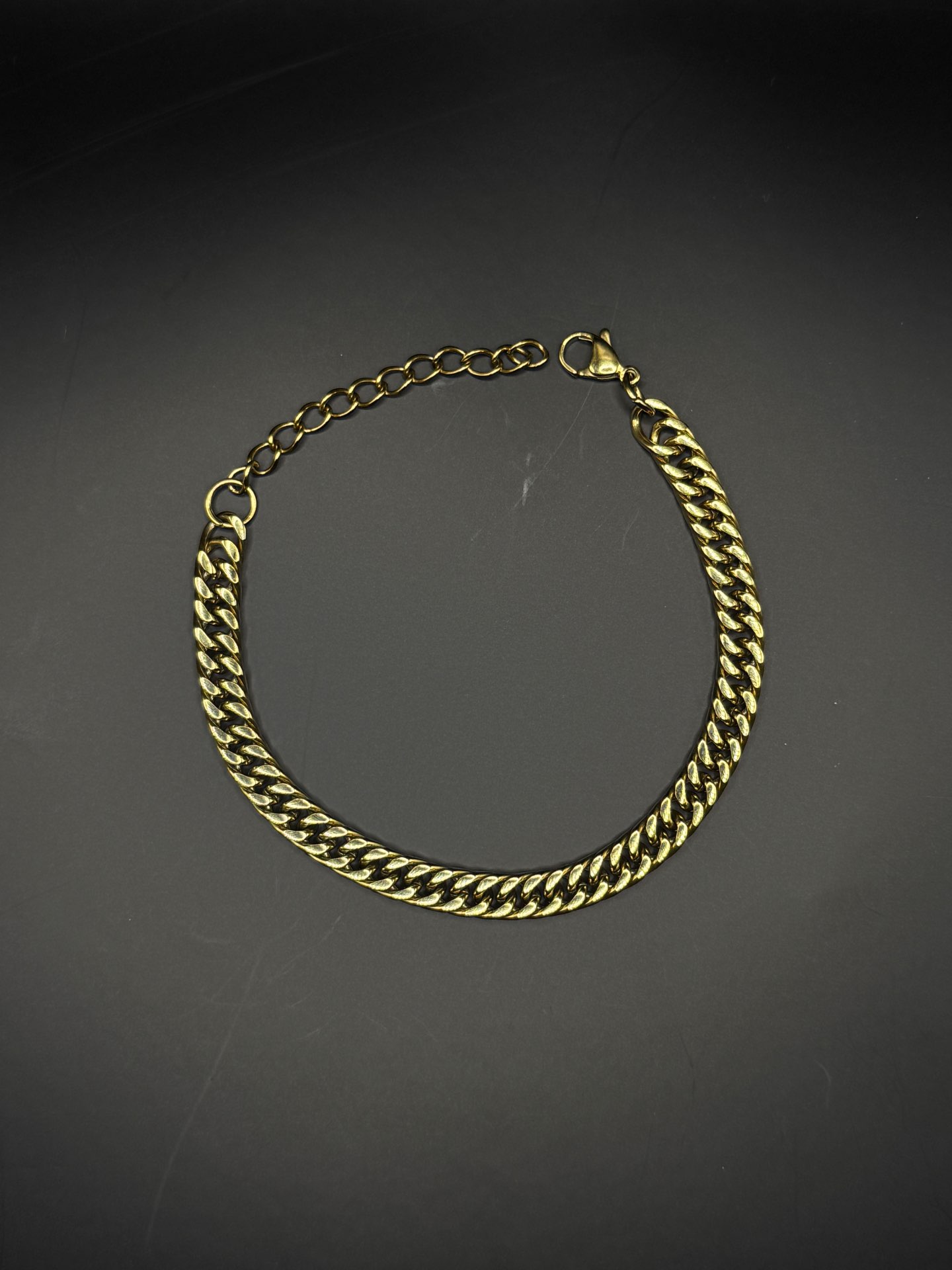 צמיד חוליות זהב עם חוליות הארכה