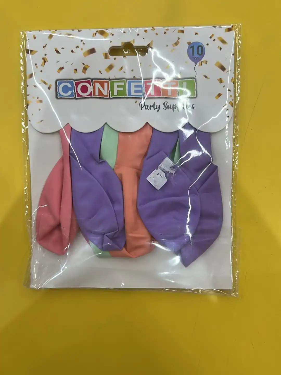 בלון פסטל צבעוני 10 יחידות