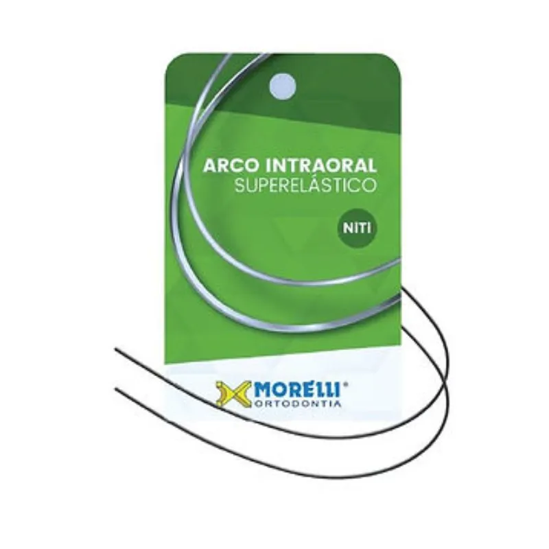 חוטי קשת נייטי סופר אלסטיק עגול חבילה 10 יח' לציפורן חודרנית Morelli Super Elastic Archwire NiTi Round