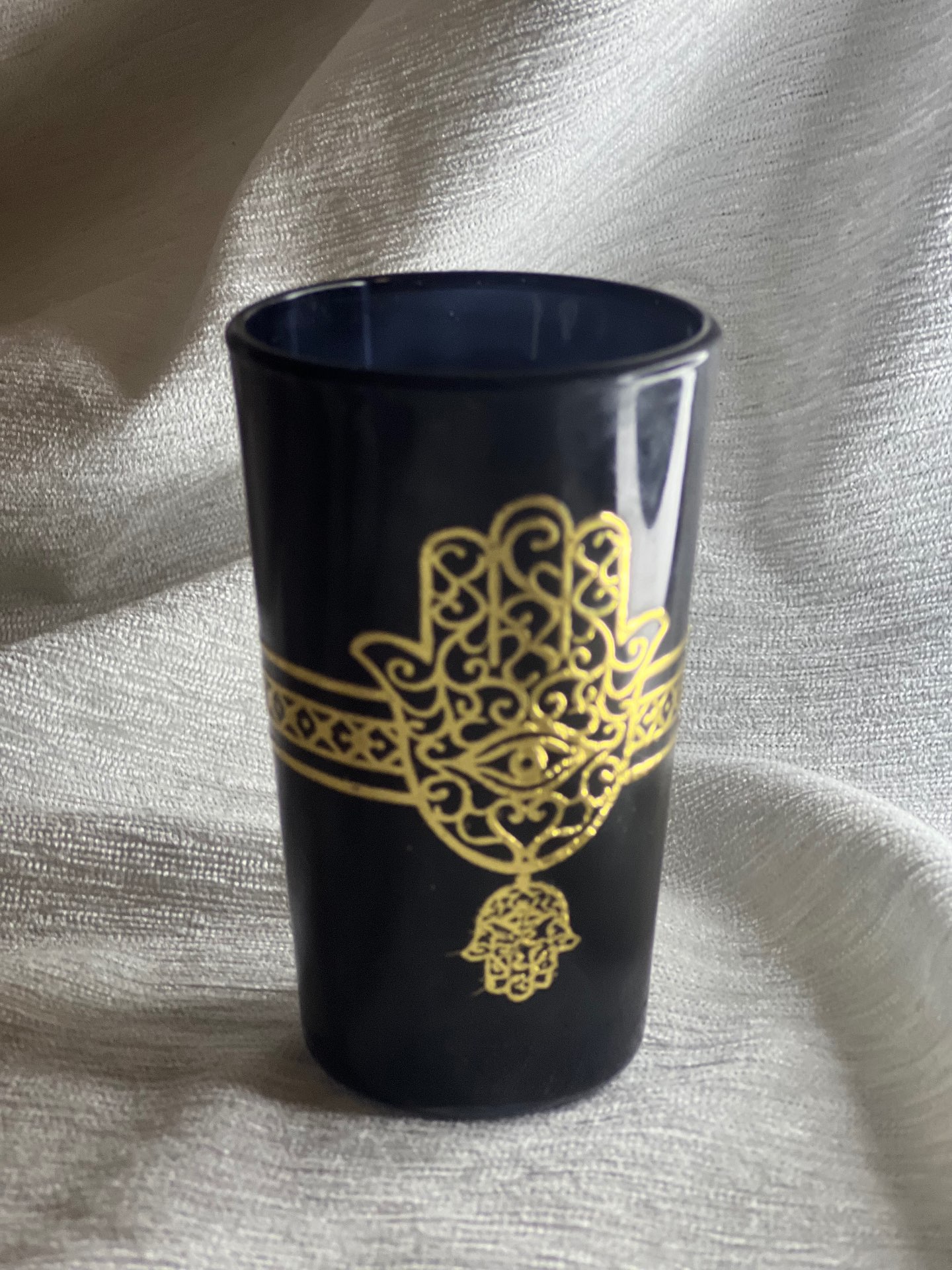 כוס חמסה מזכוכית