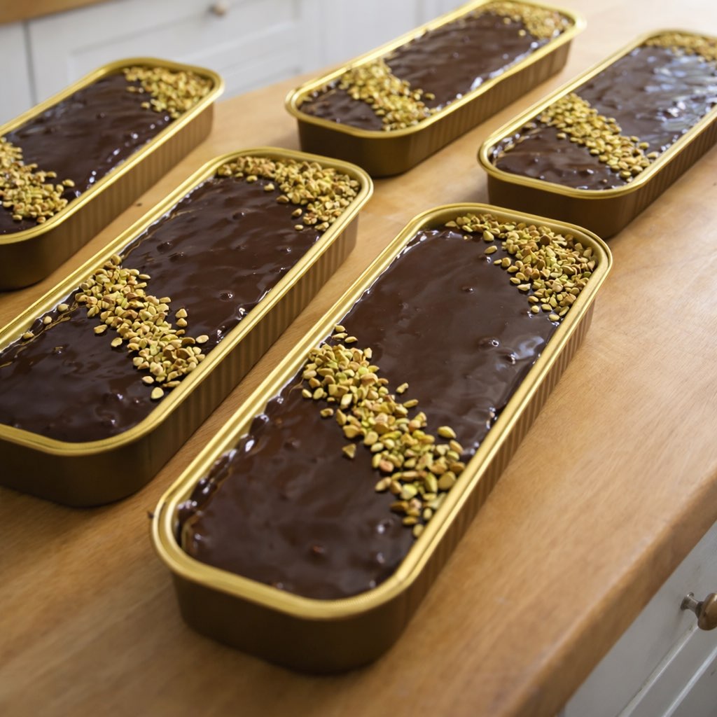 עוגת שוקולד דובאי