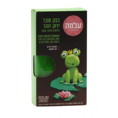 בצק סוכר עלמה 150 גרם - ירוק