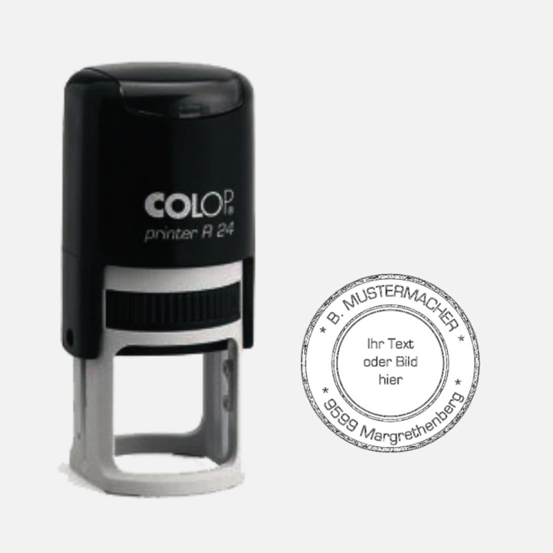 חותמת עגולה R24  