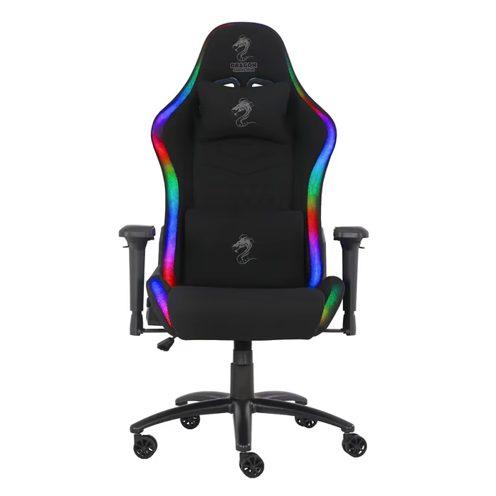 כיסא גיימינג Dragon Space Plus RGB - צבע שחור שנה אחריות ע״י היבואן רשמי