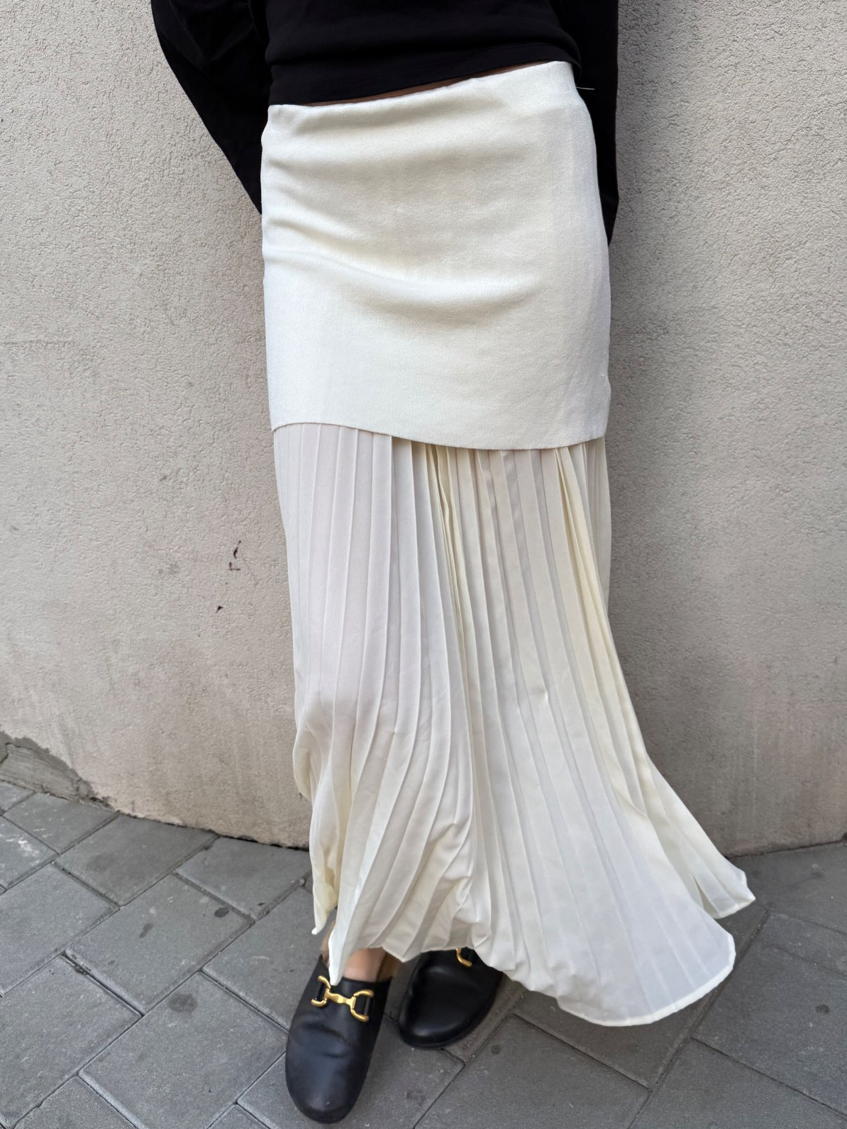 חצאית פליסה גלי