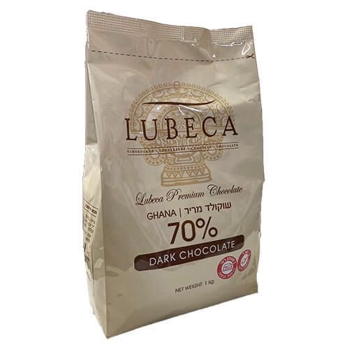 מטבעות שוקולד מריר 70% סדרת מהדרין - Lubeca ק"ג 1