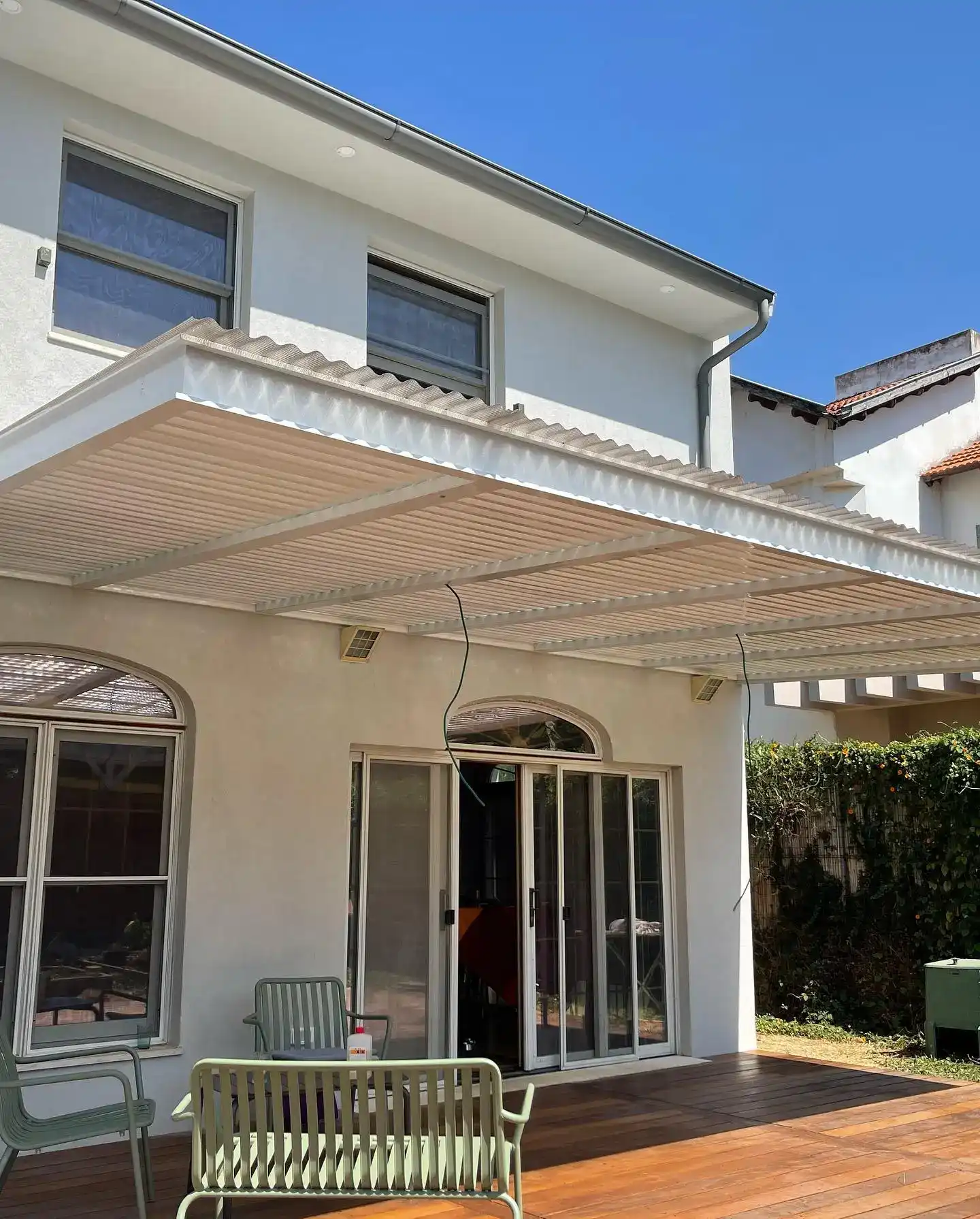 פרגולה אלומיניום כולל סנטף BH פלאם מקורי