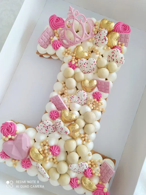עוגת מספרים 1🧁🌸
