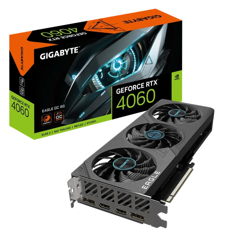 כרטיס מסך Gigabyte GeForce RTX 4060 GV-N4060EAGLE OC-8GD