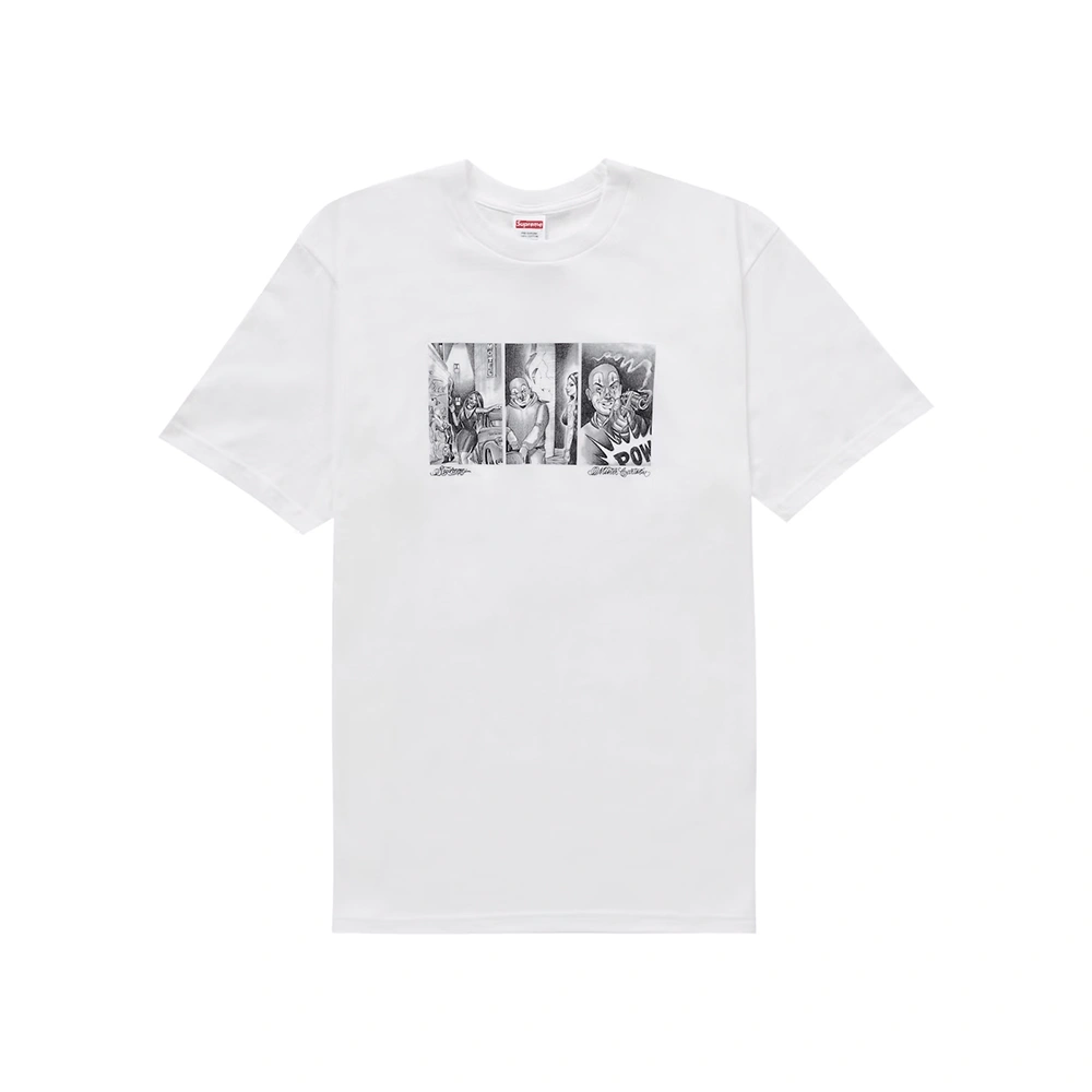 Supreme Mister Cartoon Pow White Tee