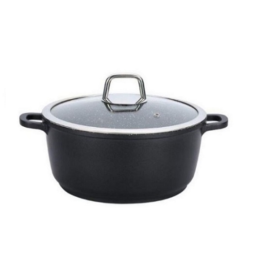 סיר 24 ס"מ, 4 ליטר ציפוי שיש Mineral Stone