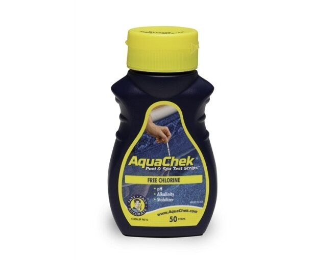 ערכת בדיקה AQUACHEK (נייר לקמוס)ארה"ב לבריכה (50 יח')