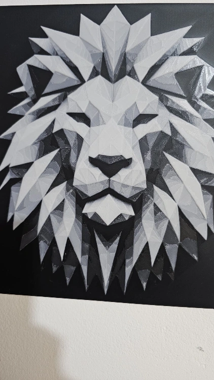 הדפסת תמונה במדפסת תלת מימד