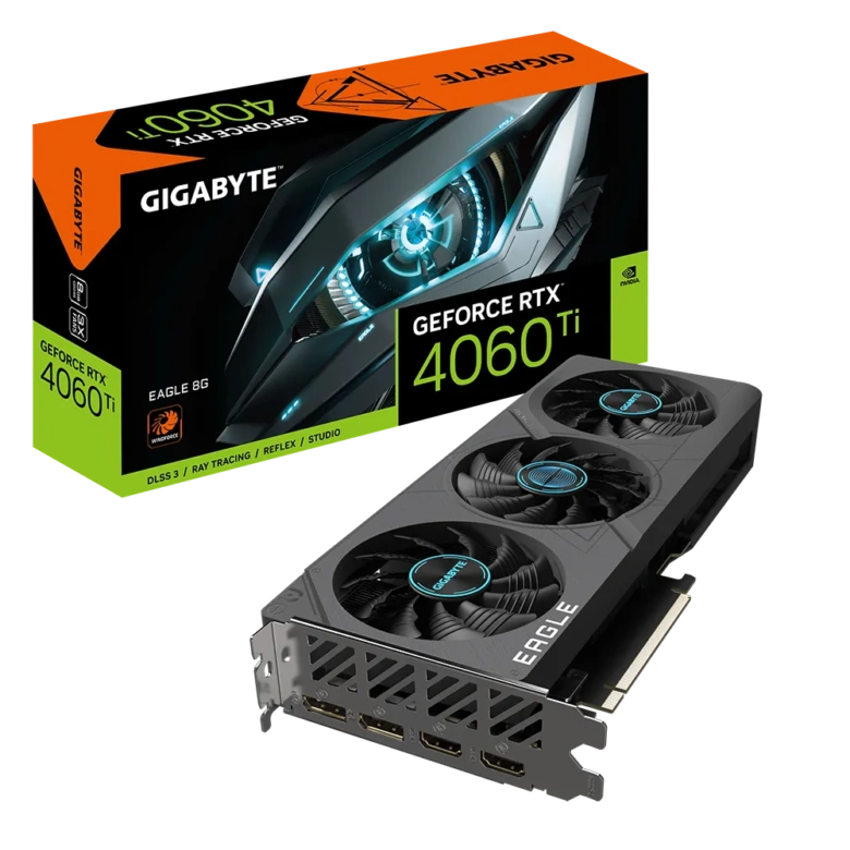 כרטיס מסך Gigabyte GeForce RTX 4060 Ti EAGLE OC 8G, 2xHDMI 2xDP