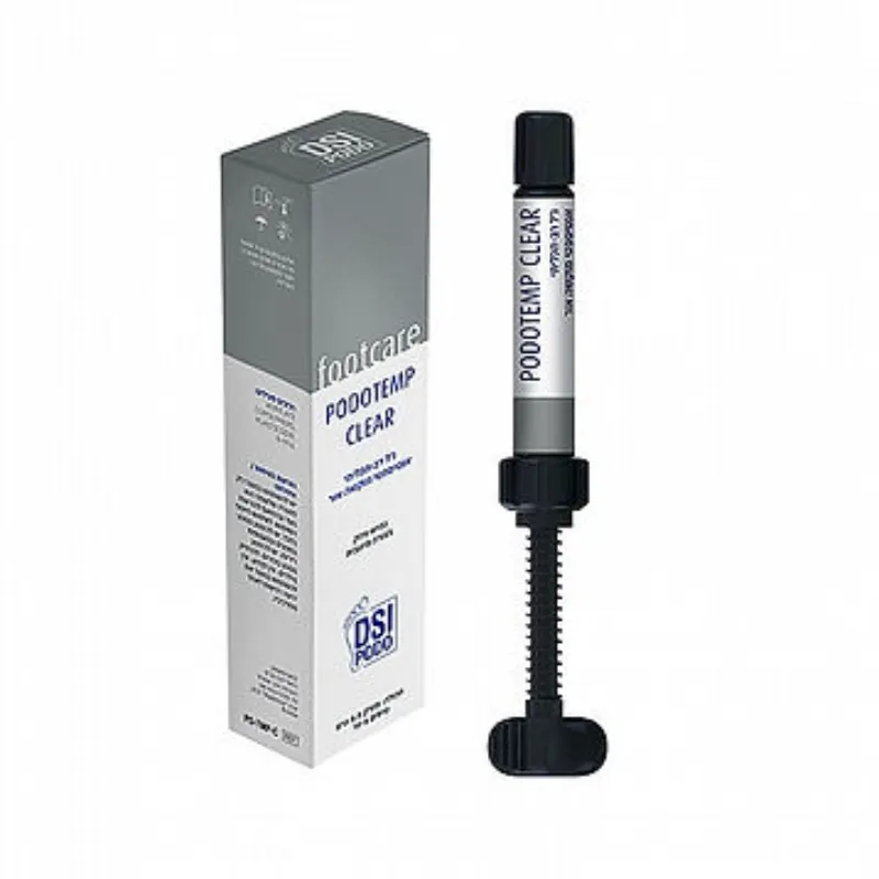 פודו טמפ ג'ל רב-תכליתי אנטיספטי מוקשה אור 3.5גרם DSI Podo Temp Clear