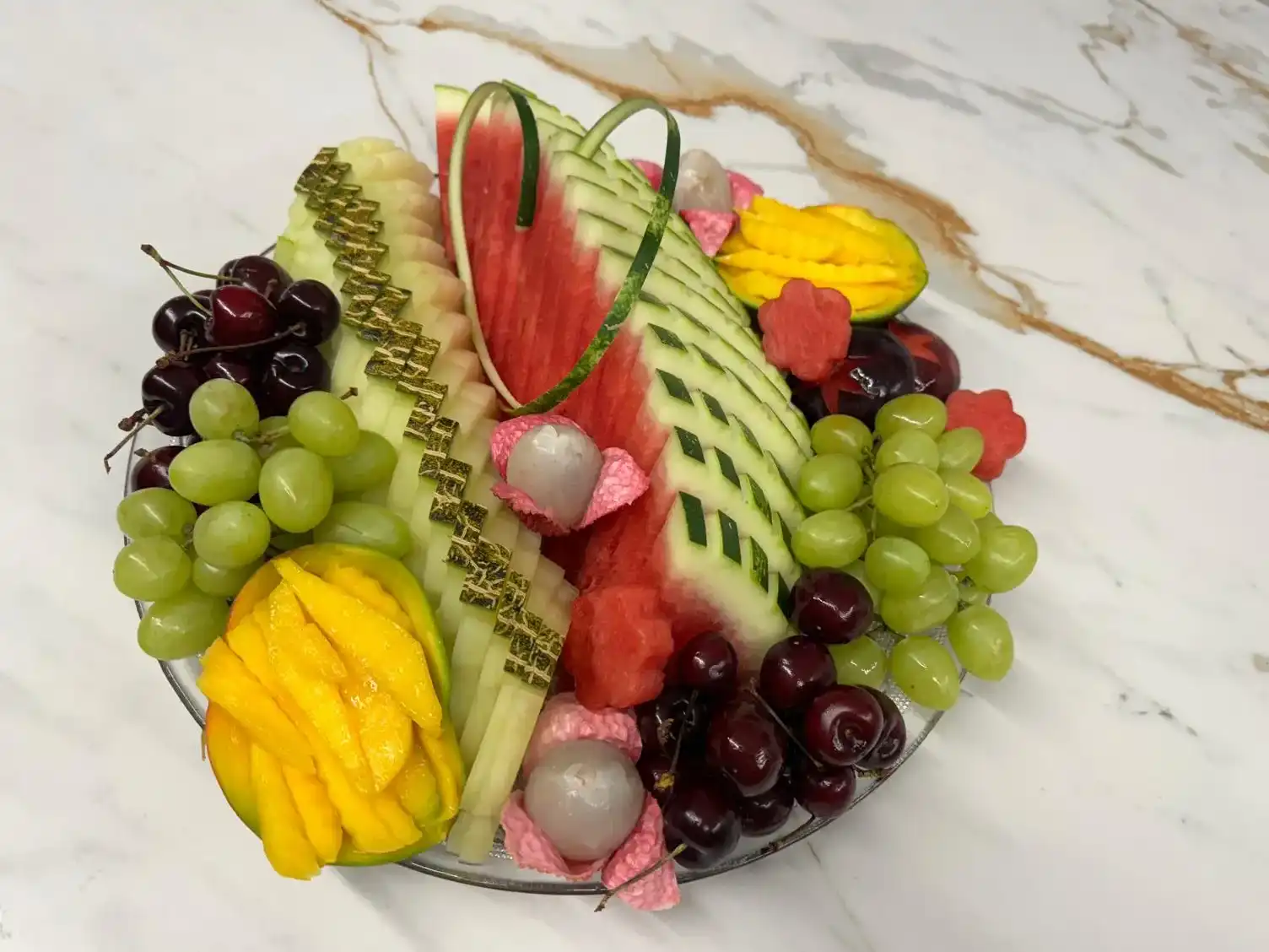 מגש פירות מעוצב 35 ס"מ