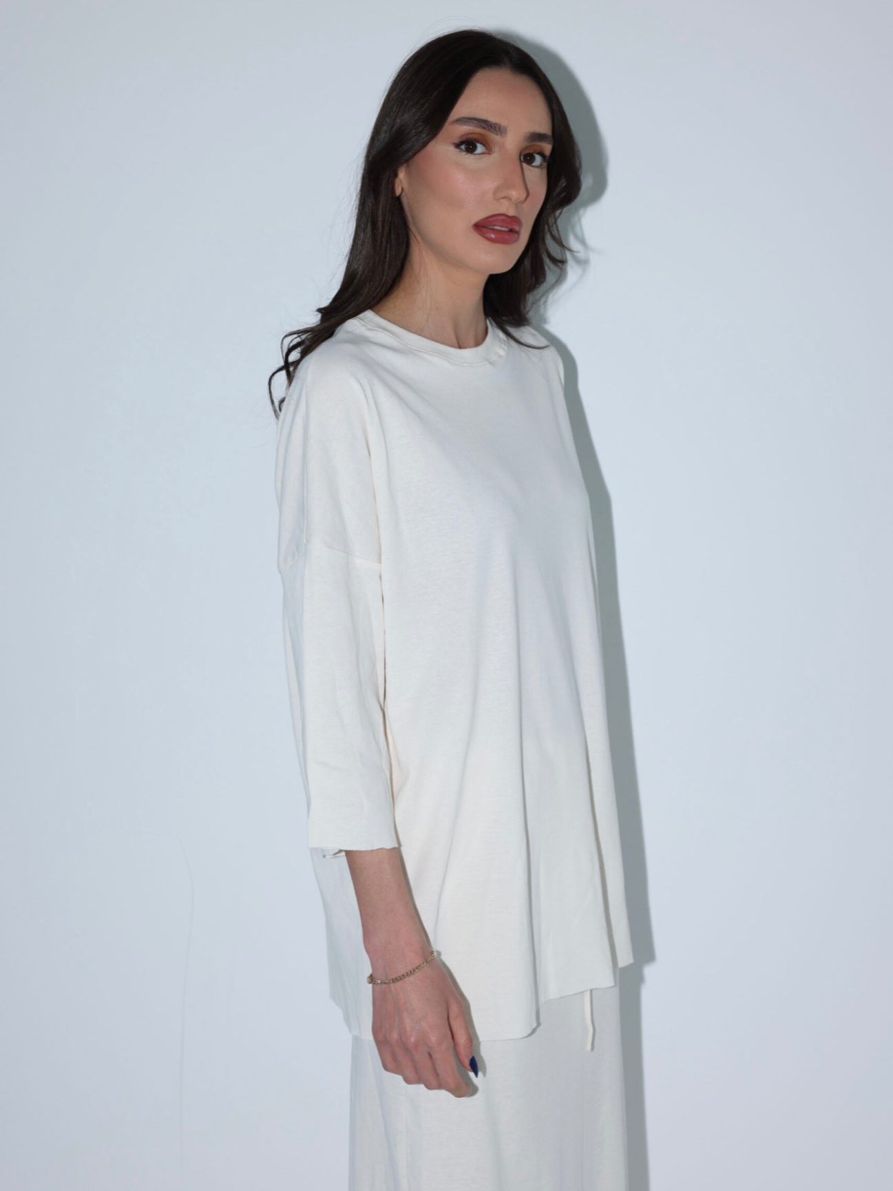 חליפת קנדיס שמנת