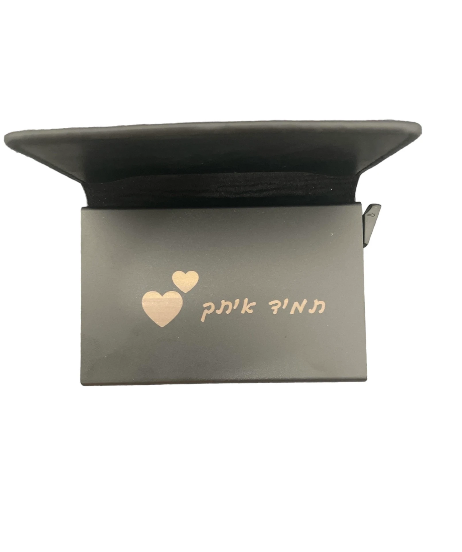 ארנק מעור + חריטה בעיצוב אישי