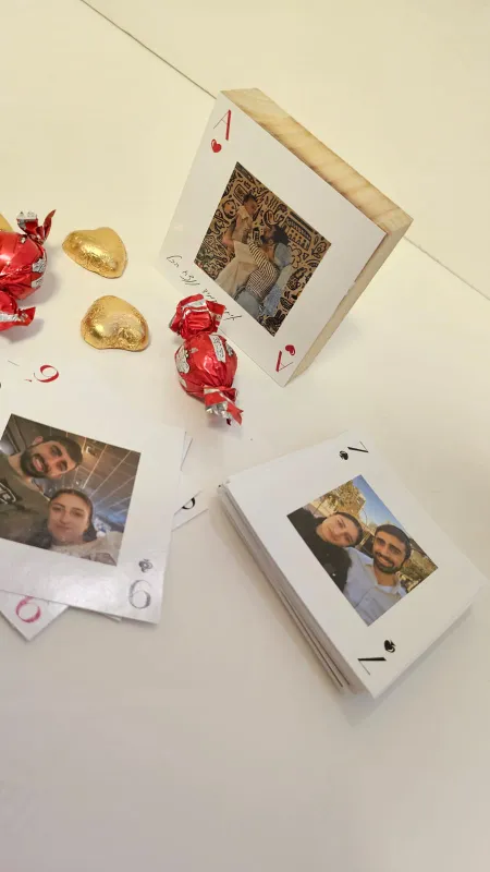 מארז קלפים ובלוק ליום האהבה