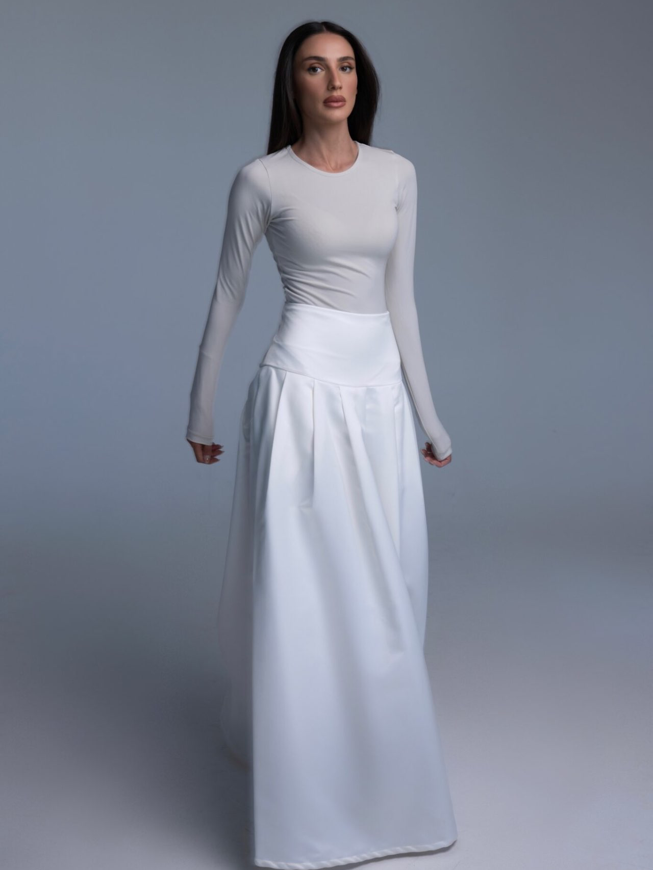 חצאית קיקי לבן