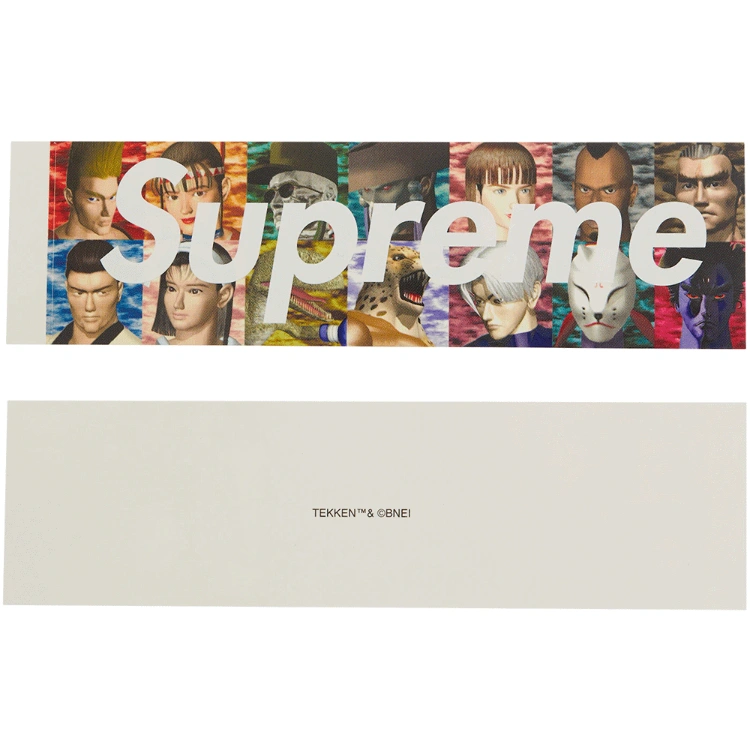 Supreme x Yohji Yamamoto Tekken Box Logo Sticker