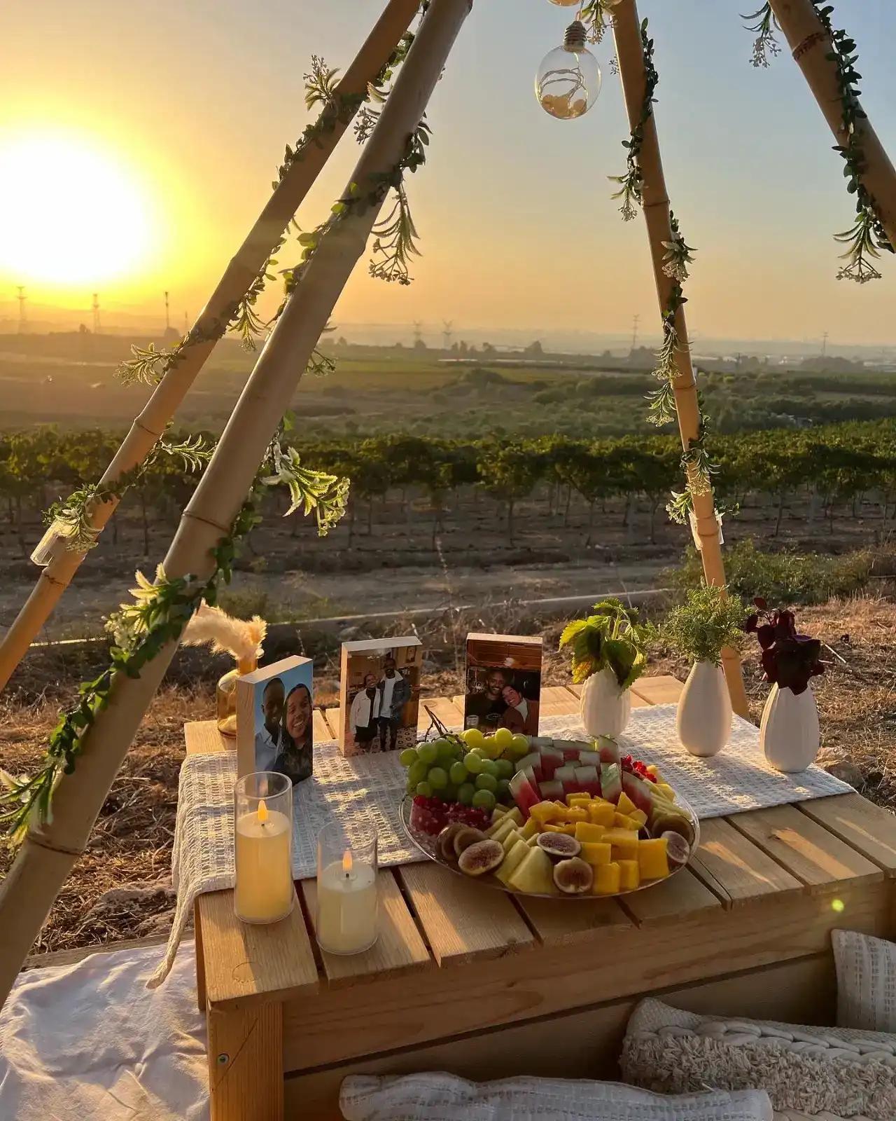מגשי פירות וגבינות להצעת נישואין | בין שמיים וארץ