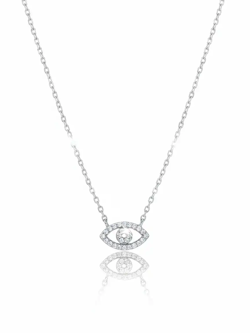 תליון נגד עין הרע כסף925 כולל שרשרת