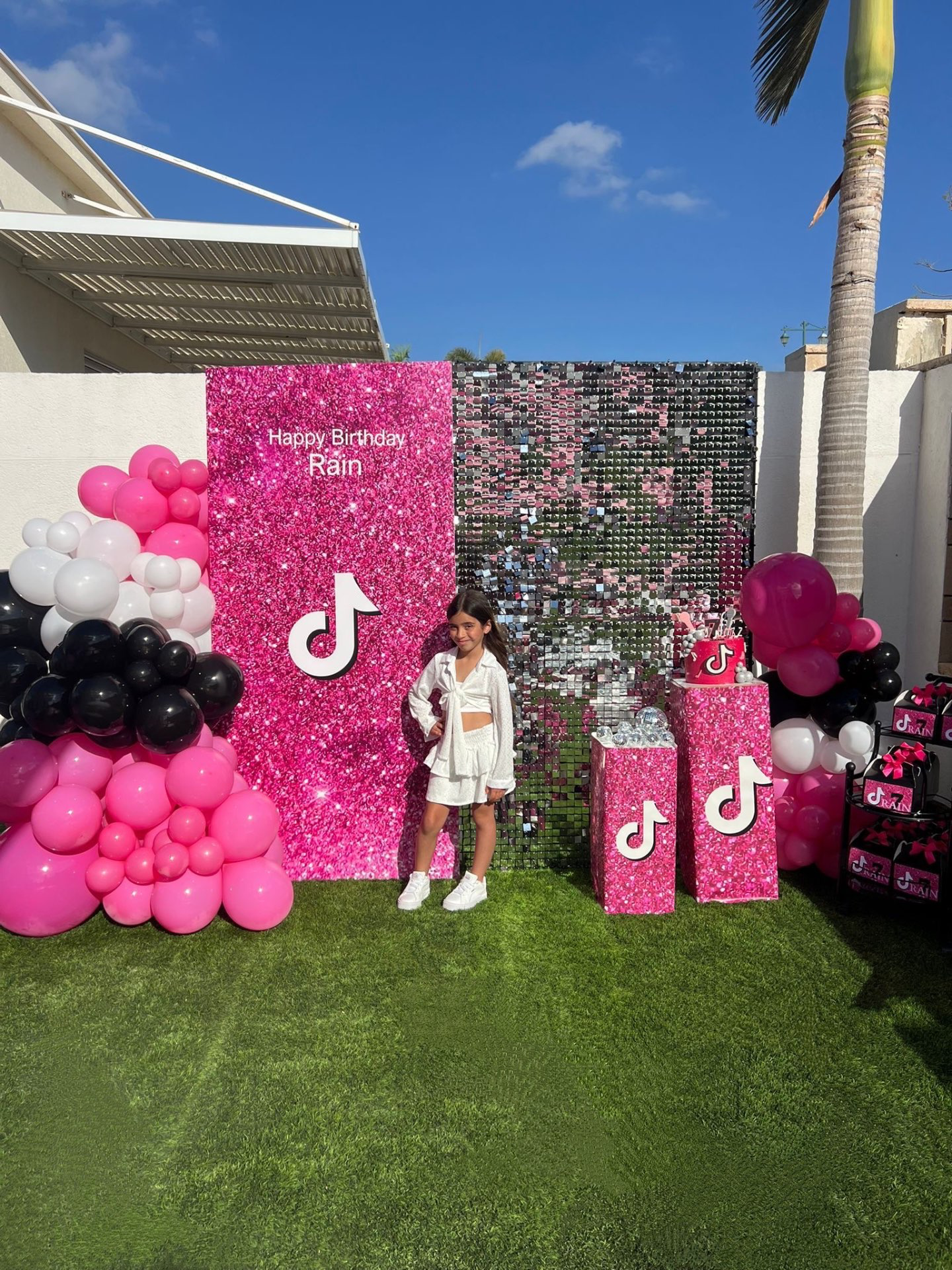 קיר צילום טיקטוק