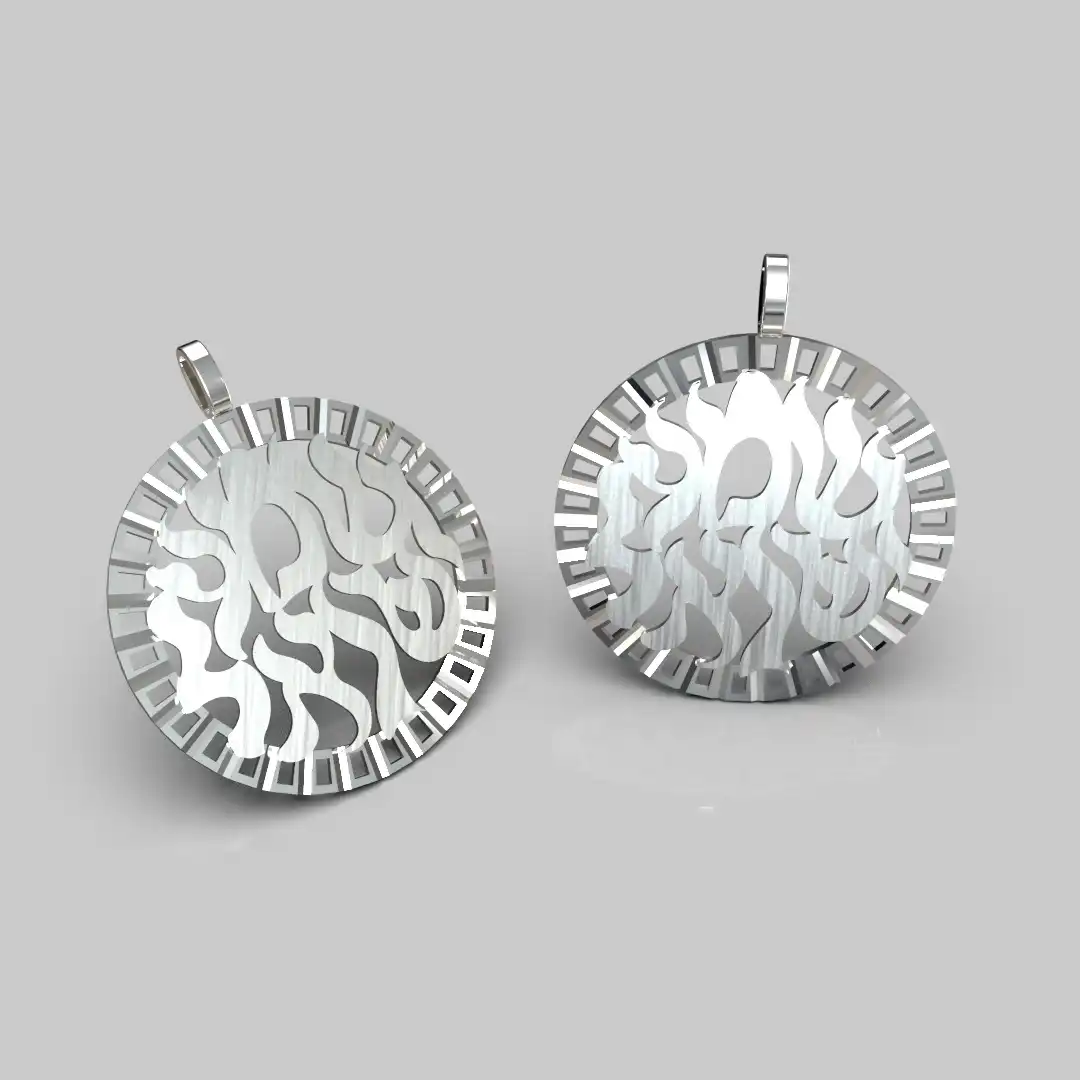 תליון יודאיקה שמע ישראל זהב 14K