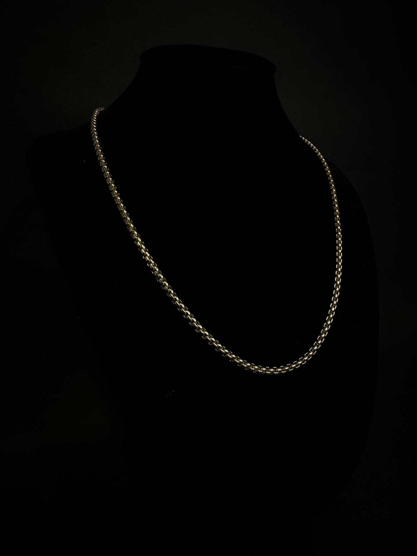 שרשרת חוליות עבות זהב