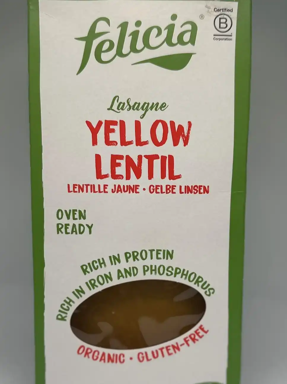 דפי לזניה אורגניות felicia